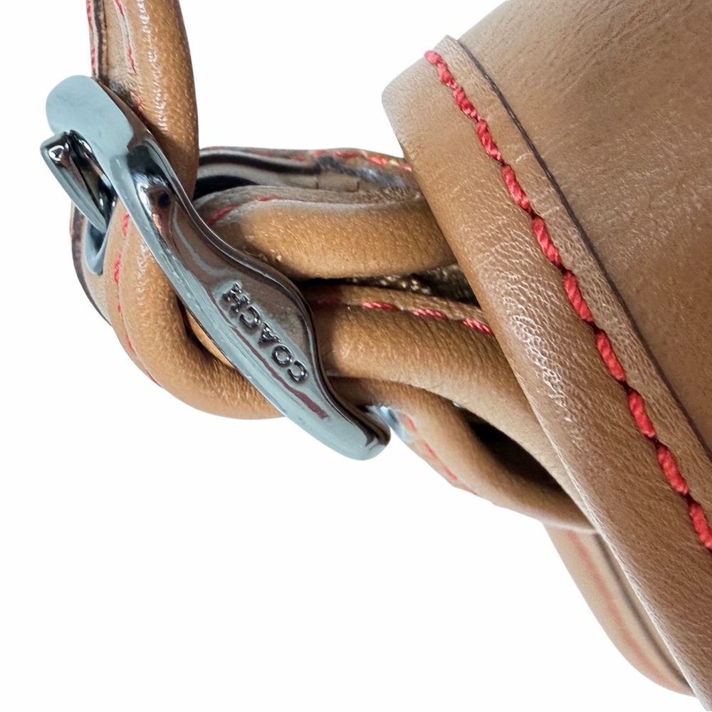 Coach Saddle 18 Tan Glovetanned Leather Crossbody Small Shoulder Bag #57731 - Picture 16 of 16